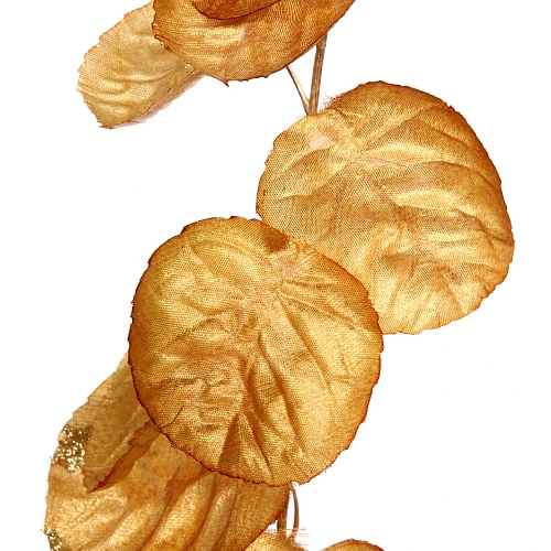 Искусственные цветы FLOWERS GLAMOUR 80см Ветка декоративная золотая_8