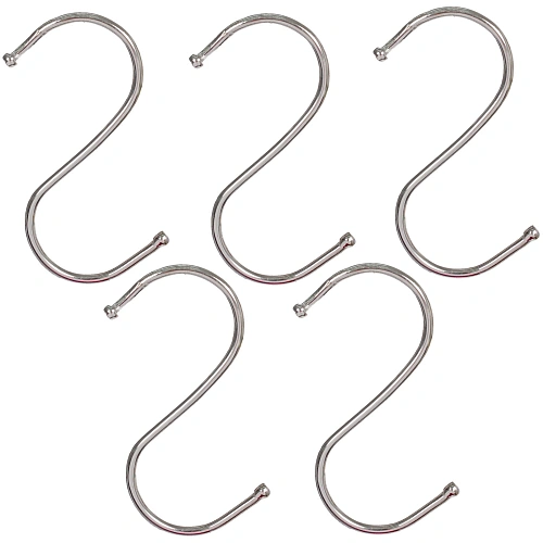 Крючки металлические в наборе 5шт S - формы "ИДЕЯДОМА", 8,5см