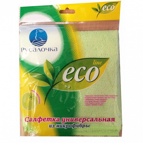 Салфетка из микрофибры ECO LINE Русалочка универсальная