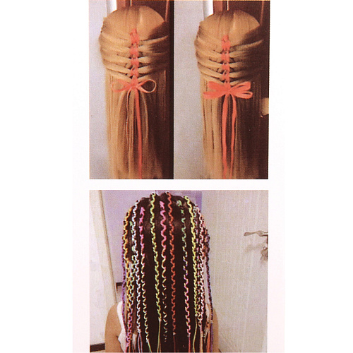 Пряди цветные для вплетения в косы Beauty Day, спирали, 45см_9