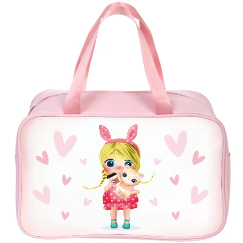 Косметичка универсальная "МАРЦИПАН", куколка, 21*31*12см