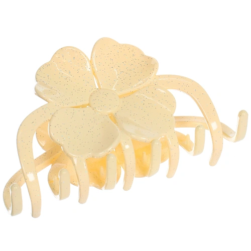 Заколка - краб для волос AKS - MANTANA, микс 6 цветов, цветок, 116см _9