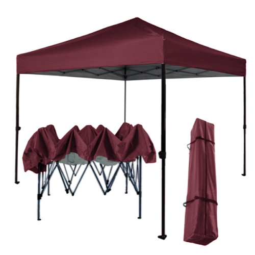 Тент-шатер "Практик" раздвижной в сумке 3*3*2,5м бордовый