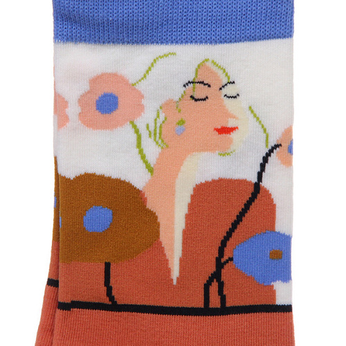Носки женские ARTE - Грация с рисунком, микс_3