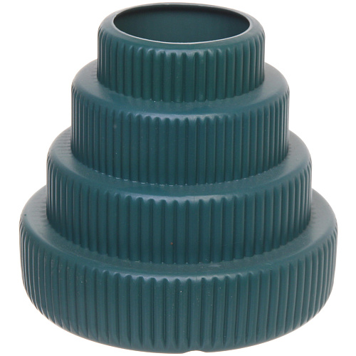 Ваза из пластика "Marlen-Пирамида" 0,5л 16*15*8,2см цвет морская волна