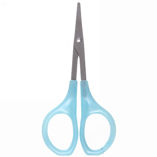 Ножницы маникюрные в пакете Классические, овальные кольца, цвет микс 9,5см_8