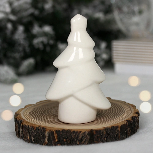 Украшение новогоднее GLOSS "Милая елочка" 7*10.5*3.5 см, Белый