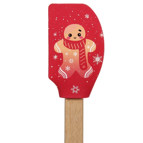 Лопатка силиконовая в наборе с формочкой Пряничный человек 29,55,5см_6