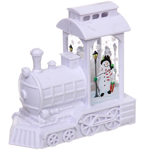 Сувенир с подсветкой Волшебный экспресс 12,511,55,5 см, Белый_5