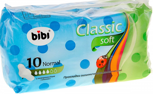 Прокладки женские BiBi Classic Normal Soft 10 шт.