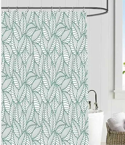 Штора для ванной EVA 180*180 "Селфи" Флориан зеленая 1725