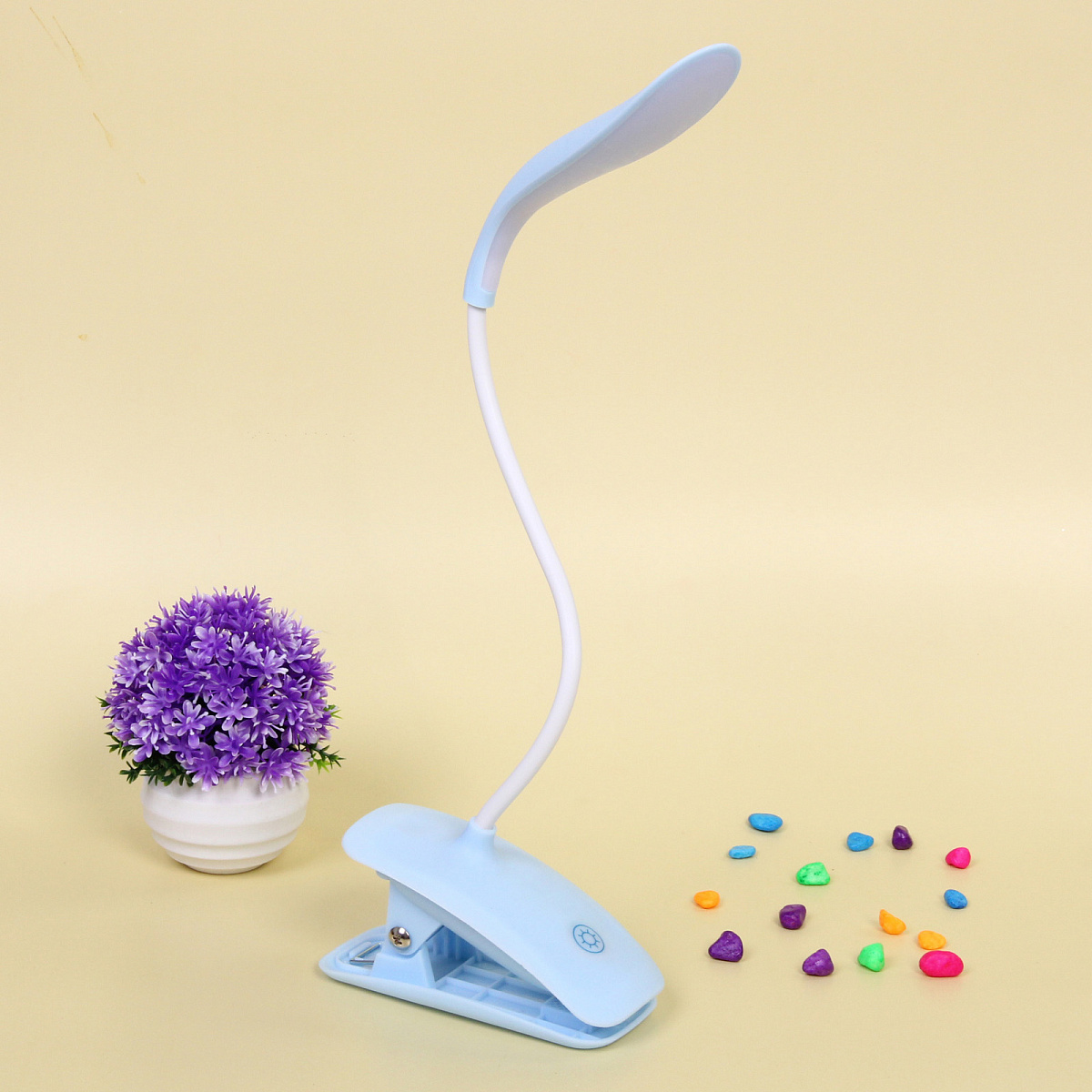 Настольная лампа "Light" LED + USB 35*12*5 см, USB 2.w 5v, Голубой