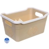 Корзина для хранения "БИРСТАД", цвет бежевый, 25*18*14см