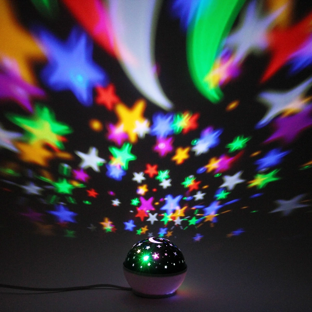 Диско-шар светодиодный "Star lights" 10*8 см, авторежим, 220V, RGB