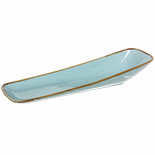 Тарелка керамическая "Tiffany Blue" сервировочная 36*9,5*5,5см