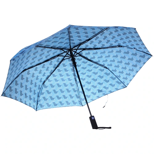 Зонт женский полуавтомат Витраж, микс 6 цветов, 8 спиц, d-100см, длина в слож виде 30см_6