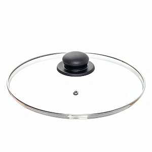 Крышка стеклянная 26см с пароотводом