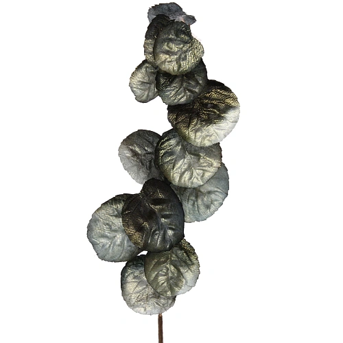 Искусственные цветы FLOWERS GLAMOUR 80см Ветка декоративная зеленая_7