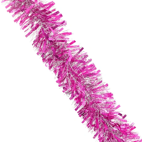 Мишура "Волшебство" 2м d-15см, Розовый