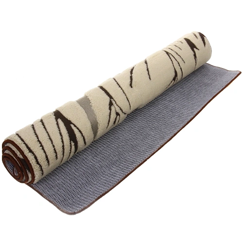 Коврик для ванной 80120 Флора бежевый_3