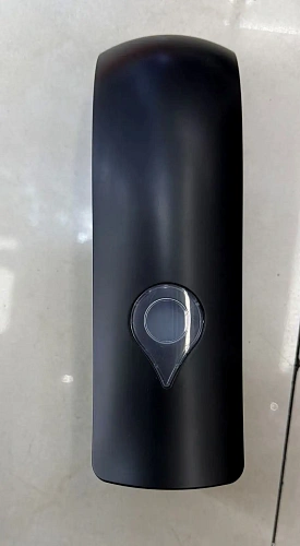 Дозатор для жидкого мыла настенный 350 мл черный DQ56B