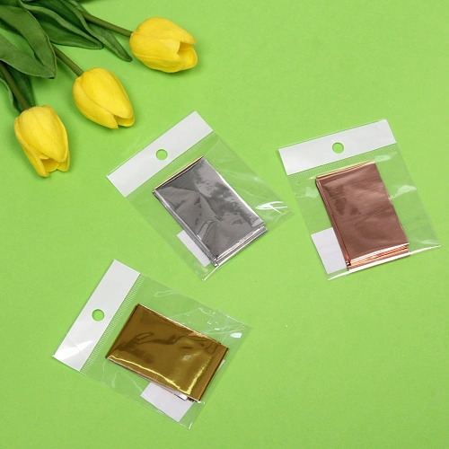 Фольга переводная для нейл-арта Nail Art Design, цвет золото, серебро и розовое золото, 97см_3