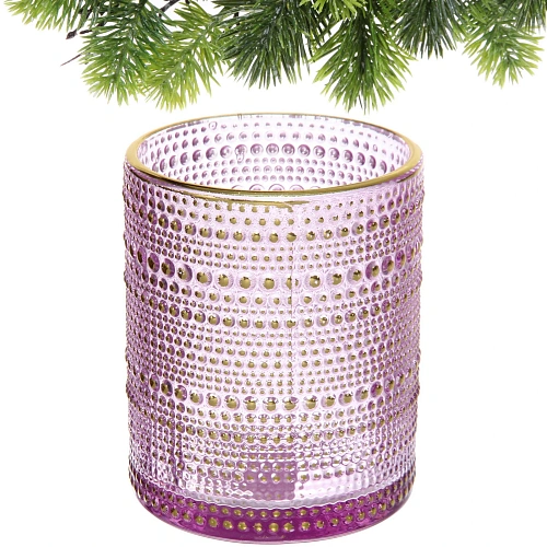 Подсвечник Хрустальный блеск 1012,5 см, Лаванда_3