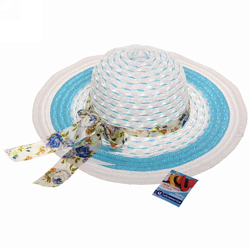 Шляпа женская с широкими полями TiraMiSu- Николь, микс 4 цвета, р58, ширина полей 10 см_4