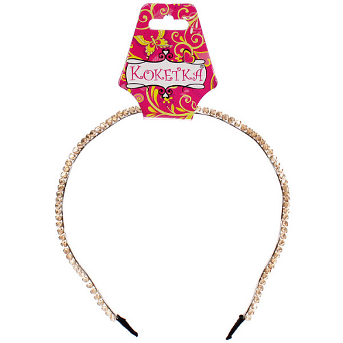 Ободок для волос КОЛЛИНА, волна, микс 4 цвета, 0,3см (блистер Кокетка в минивложении)_8