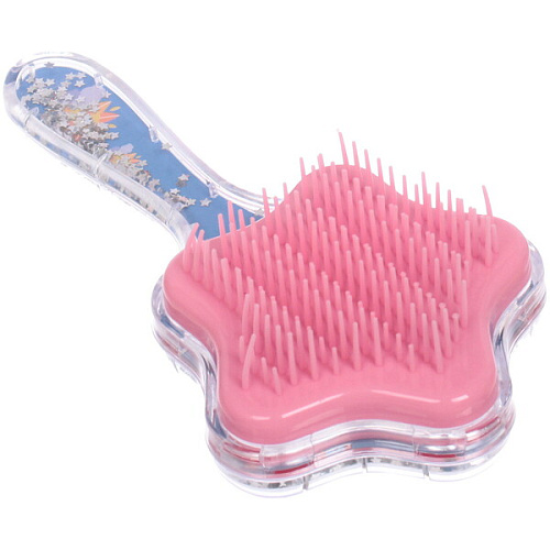 Расческа массажная детская Gloria, Лисенок, цвет голубой, на подвесе, 178см, _5