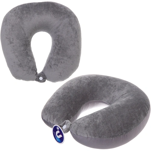 Подушка дорожная "TRIP - Plus", цвет серый