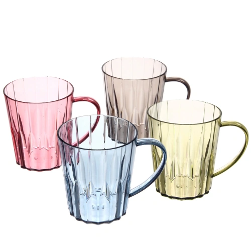 Кружка пластиковая 500мл "Конусная", микс цветов