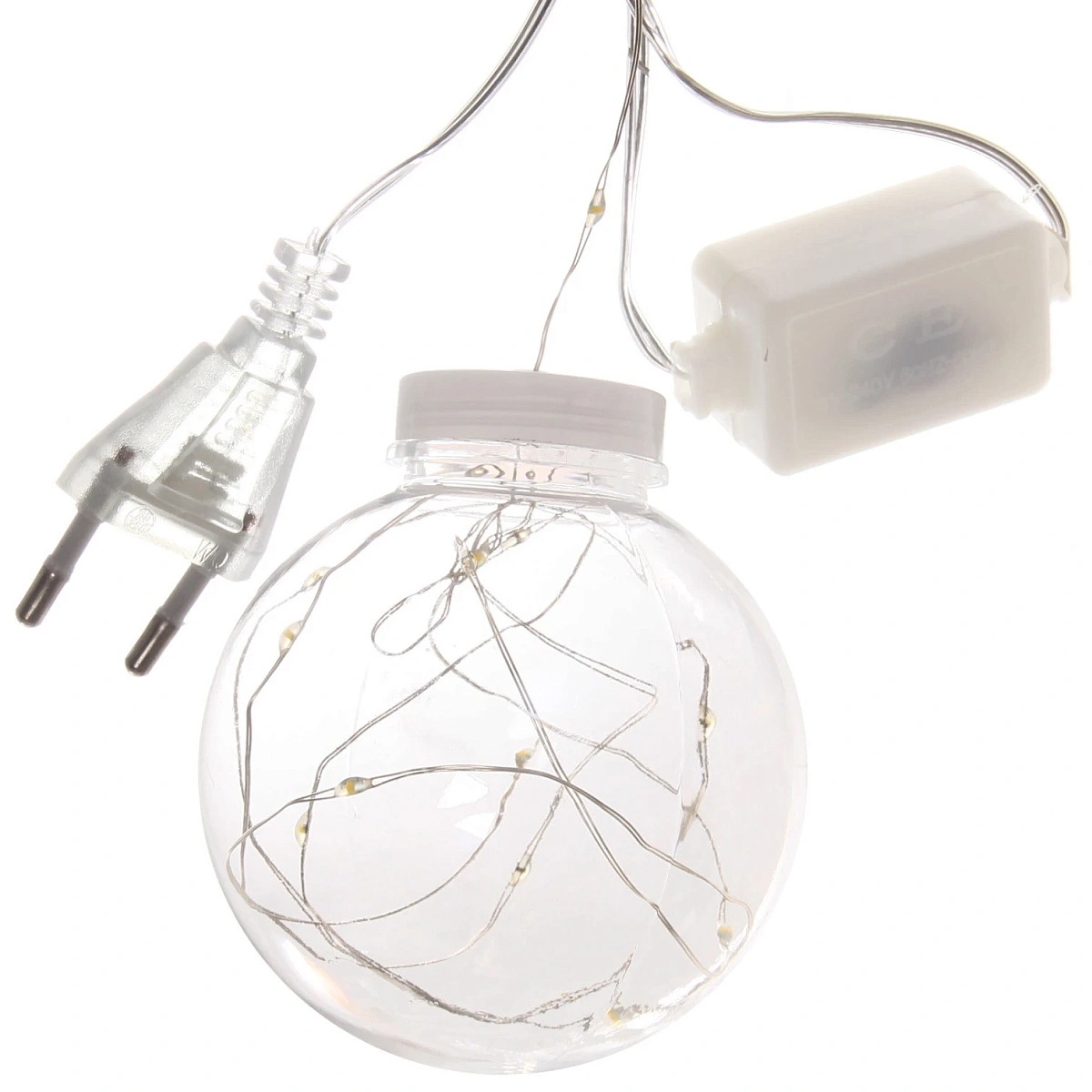 Гирлянда для дома БАХРОМА "Шар" ш2,5 м* в0,5/0,8м 200 ламп LED, d-8 см, 1 реж, IP-20, Мультицвет