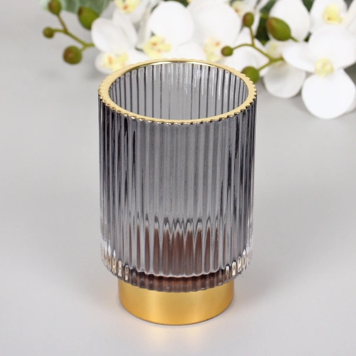 Подсвечник "Английский стиль" 8,5*12,5 см, Графит