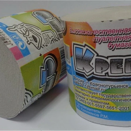 Бумага туалетная СНЕЖОК Крепышь 1 сл., без втулки