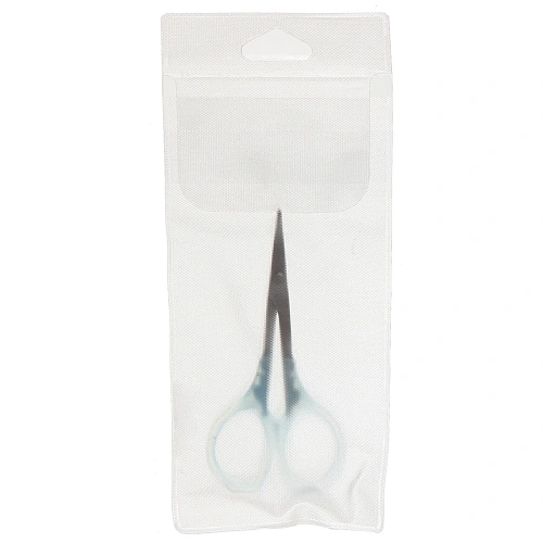 Ножницы маникюрные в чехле Эстетика, овальные кольца, классические, с пластиковыми ручками 8,5см_13