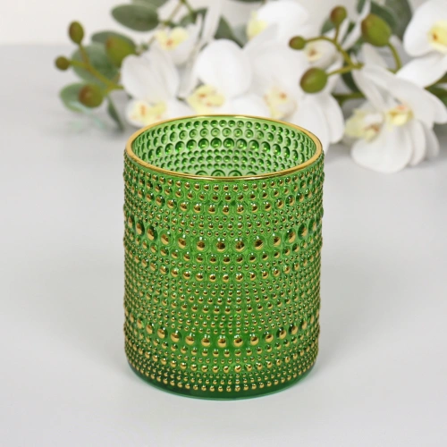 Подсвечник "Хрустальный блеск" 8,5*10 см, Изумруд