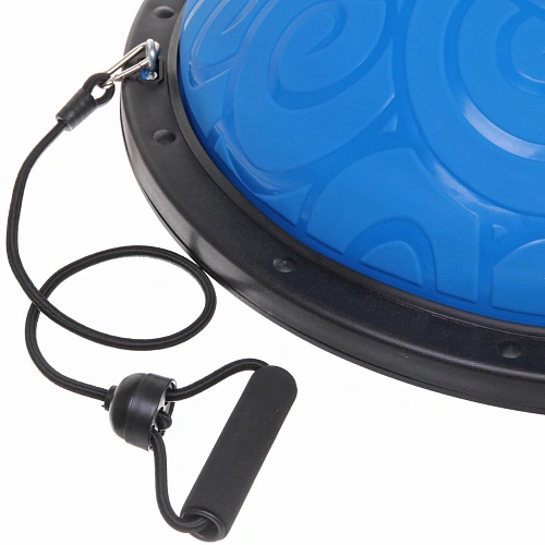 Балансировочная платформа Classic 59 х18 см (в комплекте насос и 2 эспандера трубчатых), голубой_8