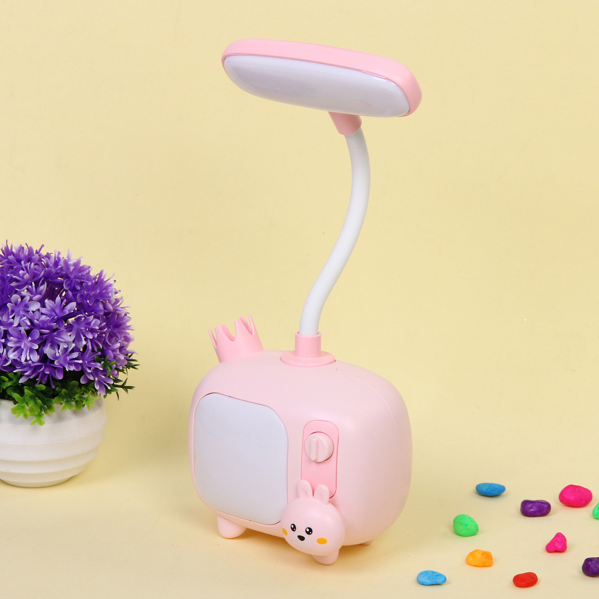 Настольная лампа "Sweet - TV time" LED, USB 0.6-4.2W 5V, Розовый
