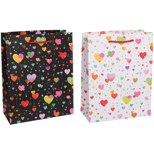Пакет подарочный Сердечки 18238 см_4