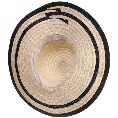 Шляпа женская с широкими полями TiraMiSu- Мирель, микс 6 цветов, р58, ширина полей 15 см_19