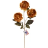 Искусственные цветы "FLOWERS GLAMOUR" 63см Пионы 3 цветка золотые