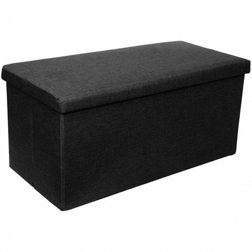 Короб для хранения вещей складной "ВЕСТА", цвет черная, 76*38*38см