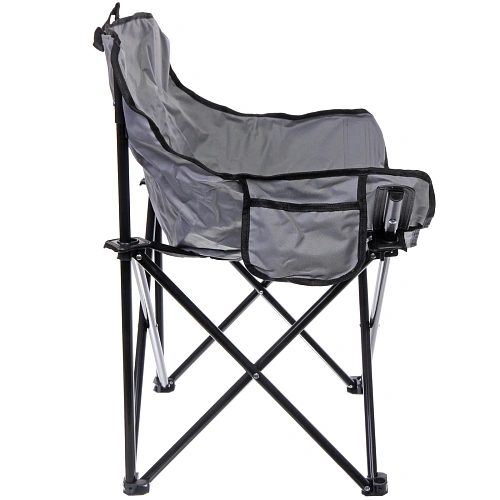 Кресло складное до 100 кг TJ-2000, 604670 см, цвет серый _4