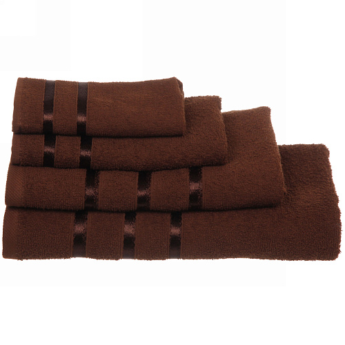 Полотенце махровое 3060см LUNA цвет темно-коричневый 04040 плотность 360грм2_8