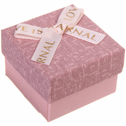 Коробка подарочная "Настроение" 5*5*3,5 см, Пыльно-розовый