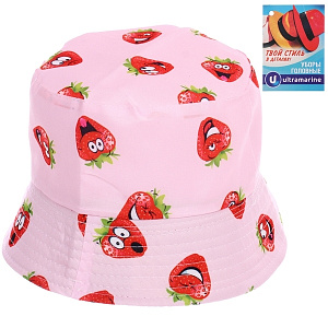 Панама "ЛЕТОиМОРЕ" - Клубнички", цвет розовый, р. 58