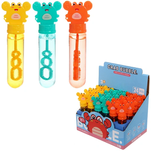 Мыльные пузыри "Крабик" 14 см, 40 мл