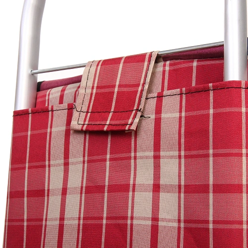 Тележка хозяйственная с сумкой (1004035см, колеса 21см,грузоподъемность до50 кг)  бордо SYD100B-2_9