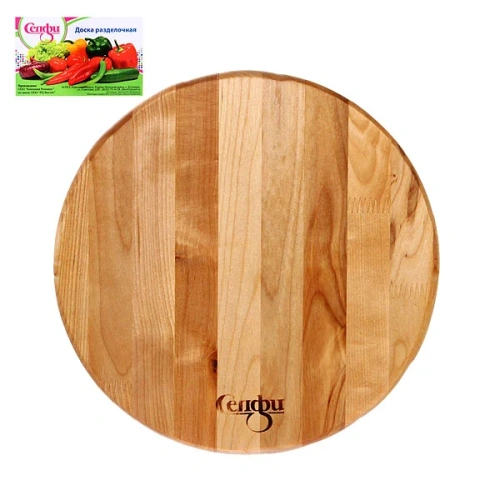 Доска разделочная "Круг" средняя 30*1,8см 